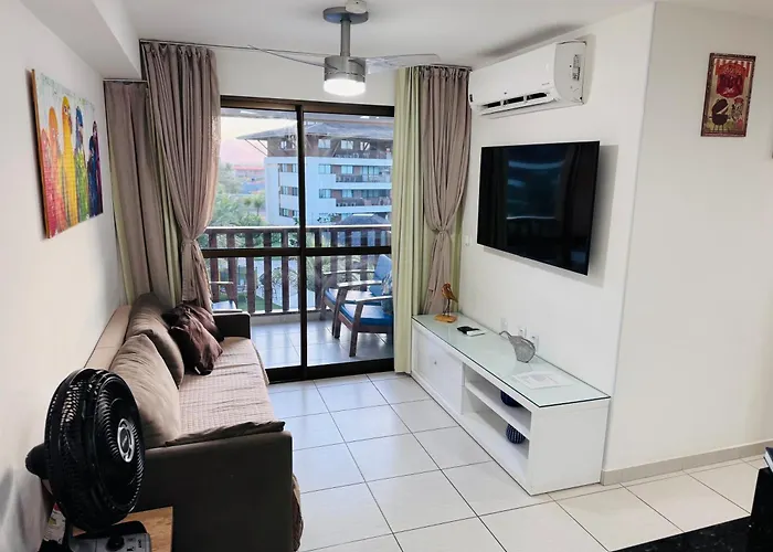 Flat Extraordinário Beira Mar em com pé na areia Cupe Beach Living