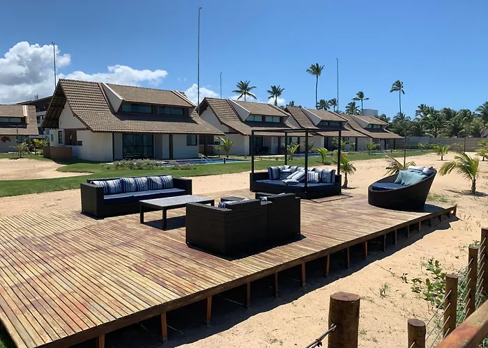 Flat Extraordinário Beira Mar em com pé na areia Cupe Beach Living
